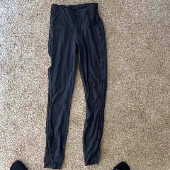 Athleta powervita side slit XXS legging gray - Picture 1 of 4